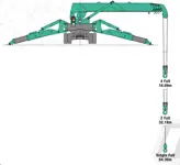 Spider minicrane, 12m, <2.8t